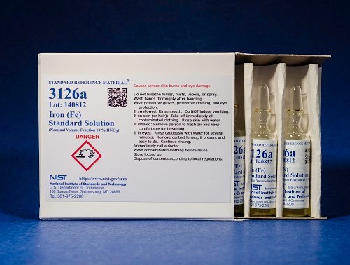 SRM 3126a - 鐵(鐵)標準溶液