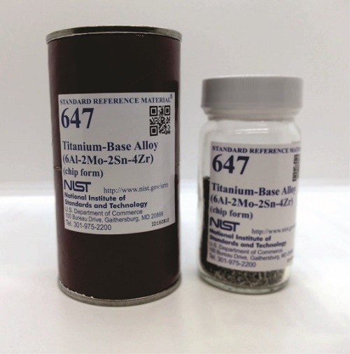 SRM 647 - 鈦合金，鋁鉬錫鋯標(biāo)準(zhǔn)品