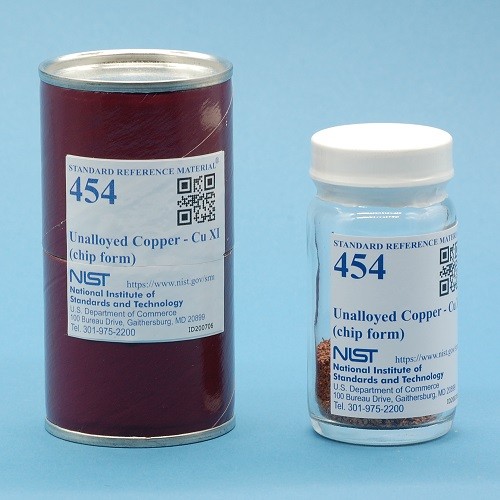 SRM 454 - 非合金銅XI(芯片)標(biāo)準(zhǔn)品